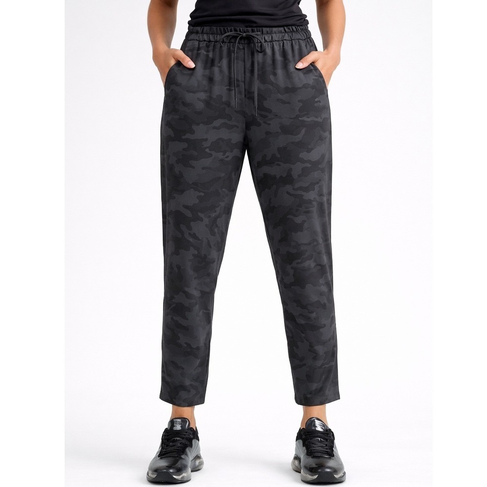 Lululemon Keep Moving 7/8 High-Rise Pant Women's 12 Incognito Camo Grey